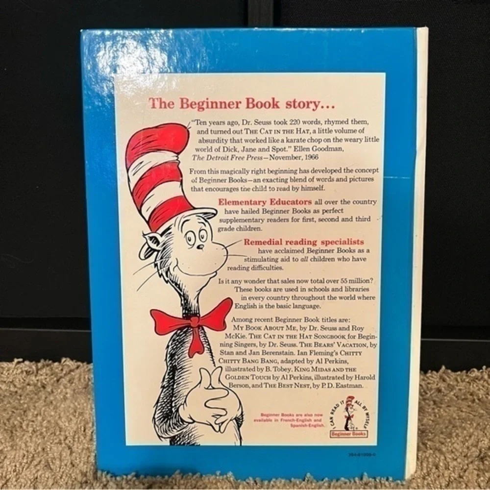 💚 Vintage 1964 The Cat In The Hat Dictionary Book